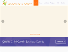 Tablet Screenshot of learningtoknow.net